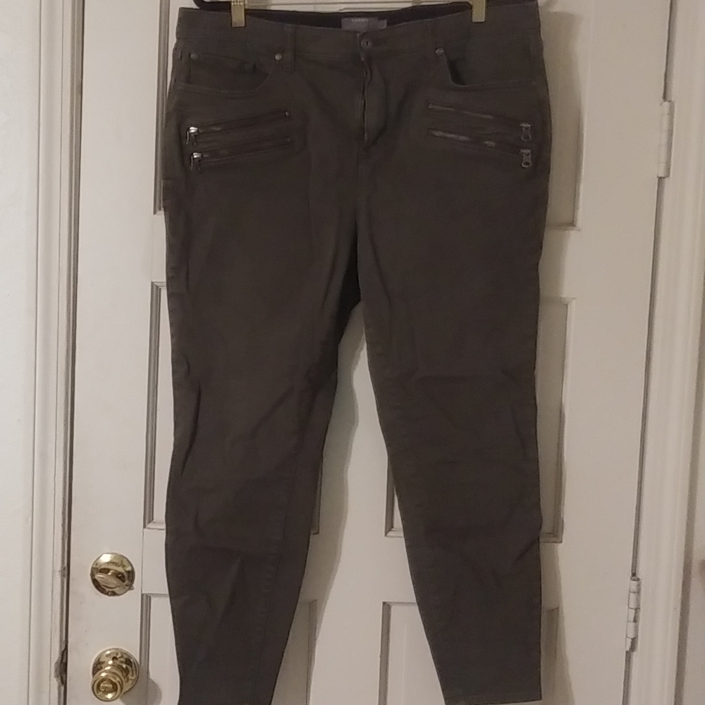 Torrid Olive Green Skinny Jean